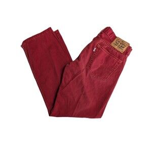 Levi's 514 Men's Red Straight Leg Jeans W33 L30